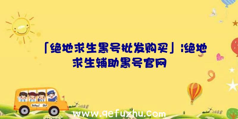 「绝地求生黑号批发购买」|绝地求生辅助黑号官网